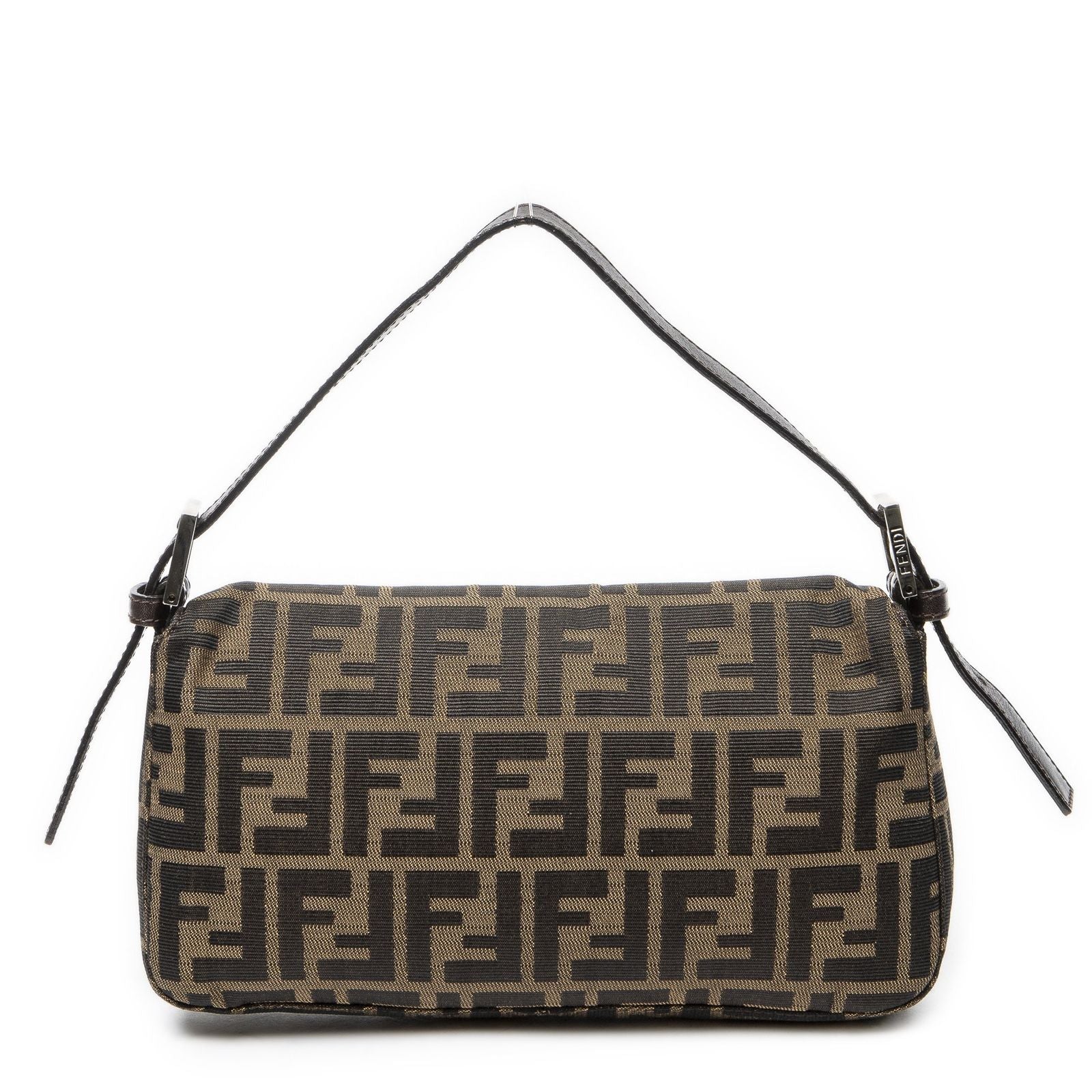 Fendi Baguette Brown Zucca Canvas Messenger — view 5