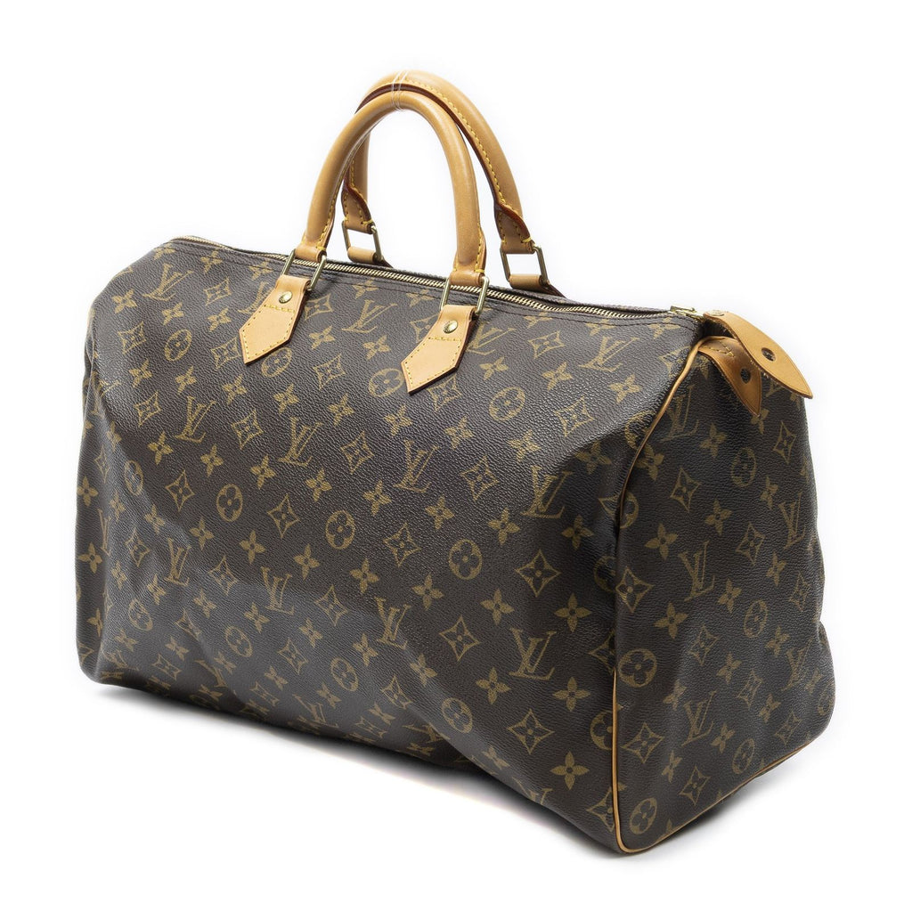 Louis Vuitton Speedy Brown Monogram Canvas Handbag — view 2