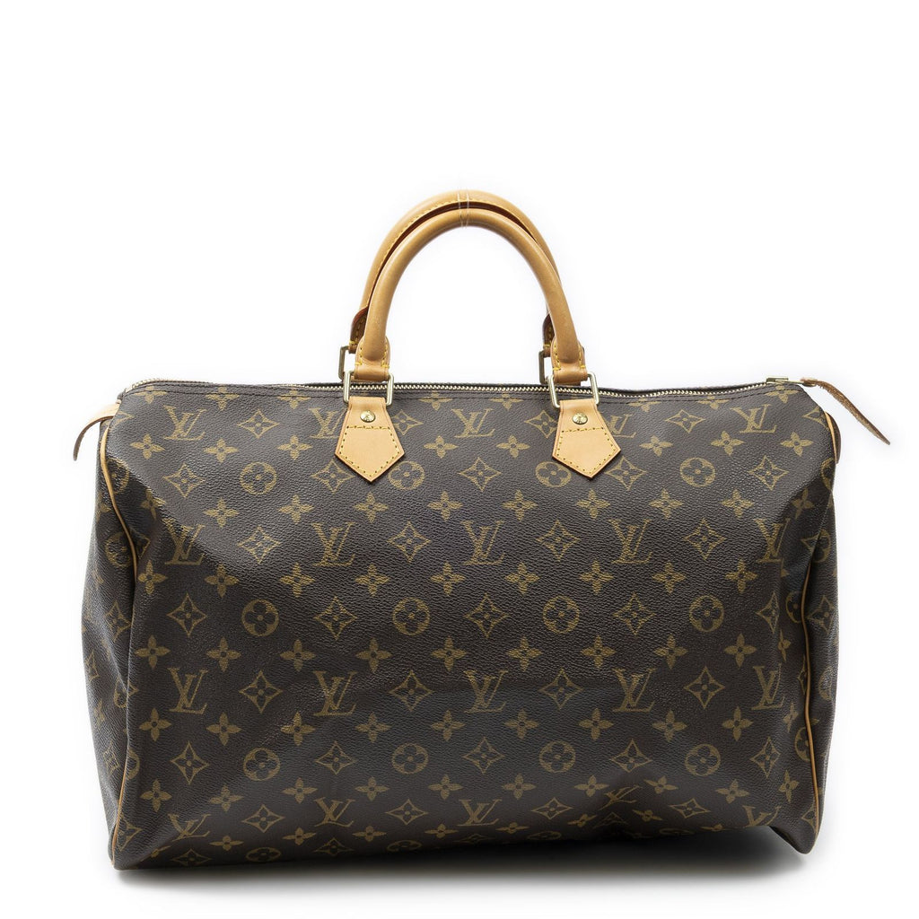 Louis Vuitton Speedy Brown Monogram Canvas Handbag