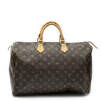 Louis Vuitton Speedy Brown Monogram Canvas Handbag