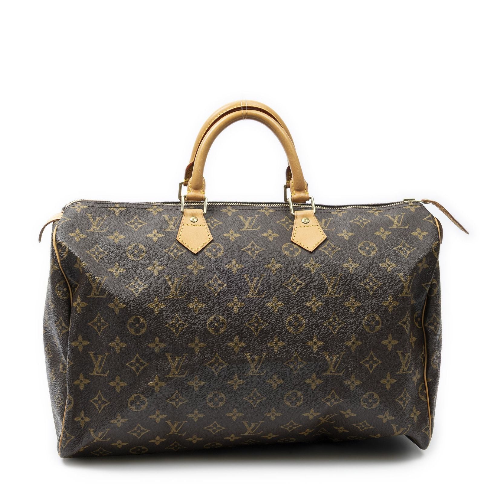 Louis Vuitton Speedy Brown Monogram Canvas Handbag