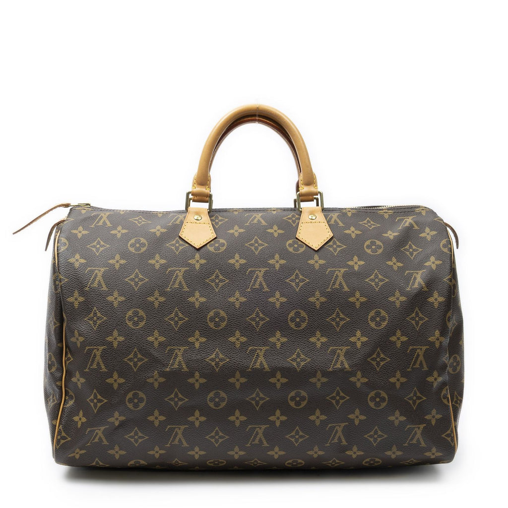 Louis Vuitton Speedy Brown Monogram Canvas Handbag — view 5
