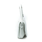 Loewe Heritage Flap Messenger White Gray Calfskin Leather — view 4