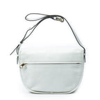 Loewe Heritage Flap Messenger White Gray Calfskin Leather — view 5