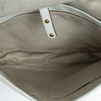 Loewe Heritage Flap Messenger White Gray Calfskin Leather — view 9