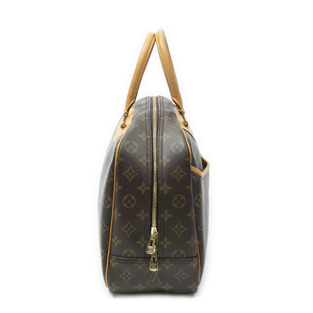 Louis Vuitton Deauville Brown Monogram Canvas Handbag — view 4