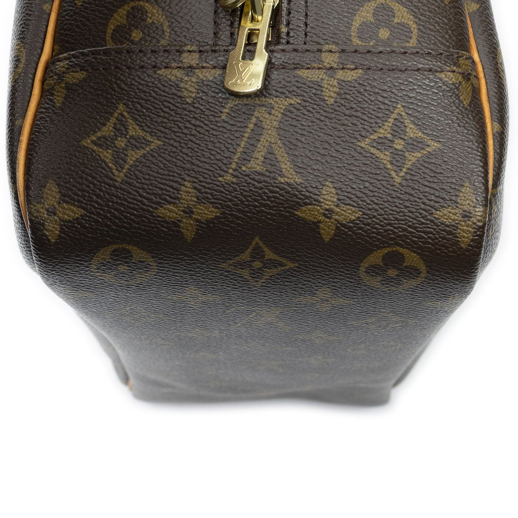 Louis Vuitton Deauville Brown Monogram Canvas Handbag — view 8