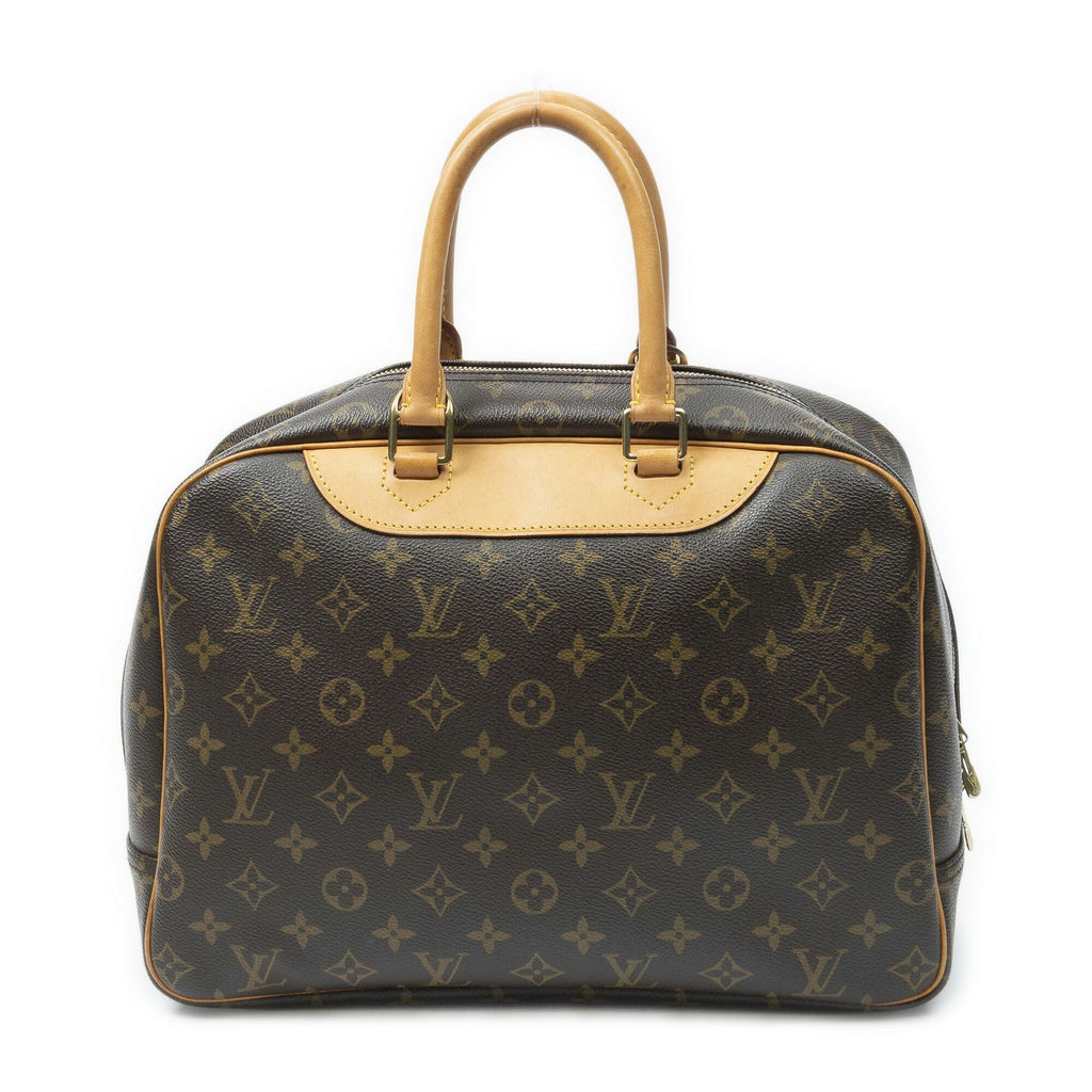Louis Vuitton Deauville Brown Monogram Canvas Handbag — view 5