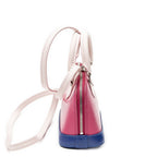 Louis Vuitton Alma Pink Blue Epi Handbag — view 4