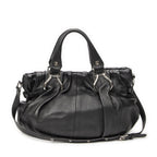 Celine Small Pop Tote Black Calfskin Leather — view 5