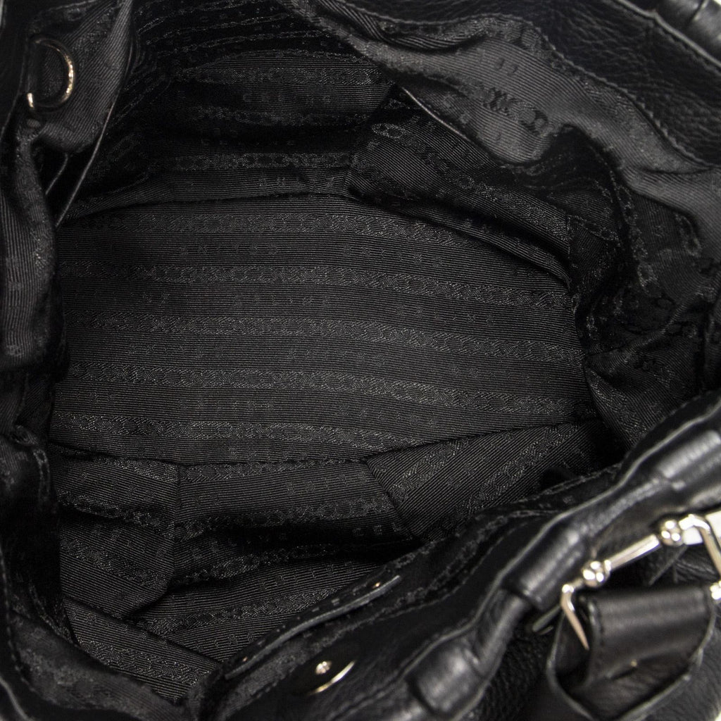 Celine Small Pop Tote Black Calfskin Leather — view 9