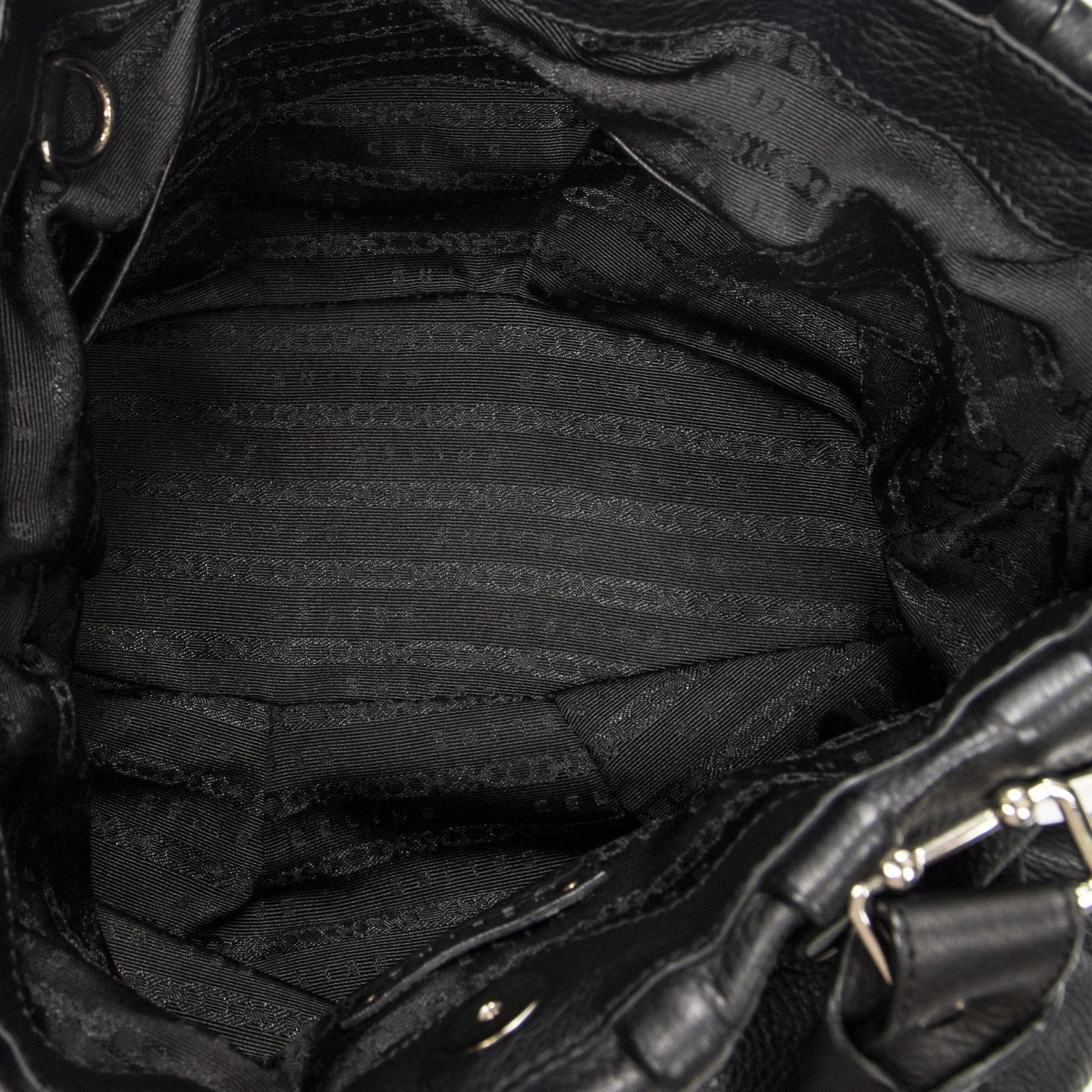 Celine Small Pop Tote Black Calfskin Leather — view 9
