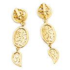 Chanel CC Logo Round Clip Type Earrings Gold Plated — view 2