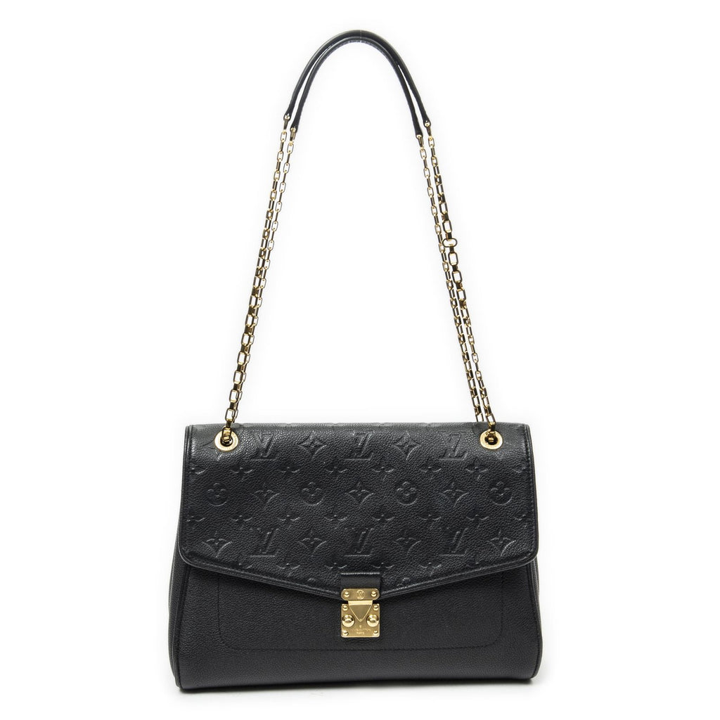 Louis Vuitton Saint Germainblack Monogram Empreinte Messenger