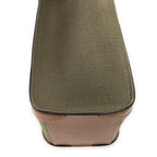 Celine Micro Luggage Brown Green Canvas — view 7