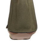 Celine Micro Luggage Brown Green Canvas — view 8