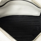 Prada Monki Pattern Camera Bag Ivory Calfskin Leather — view 9