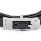 Hermes Kelly Ardion Triple Tour Bracelet Black Swift Leather — view 3