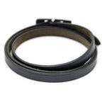 Hermes Kelly Ardion Triple Tour Bracelet Black Swift Leather — view 2