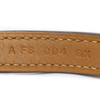 Hermes Rivale Double Tour Bracelet Etoupe Gray Swift Leather — view 4