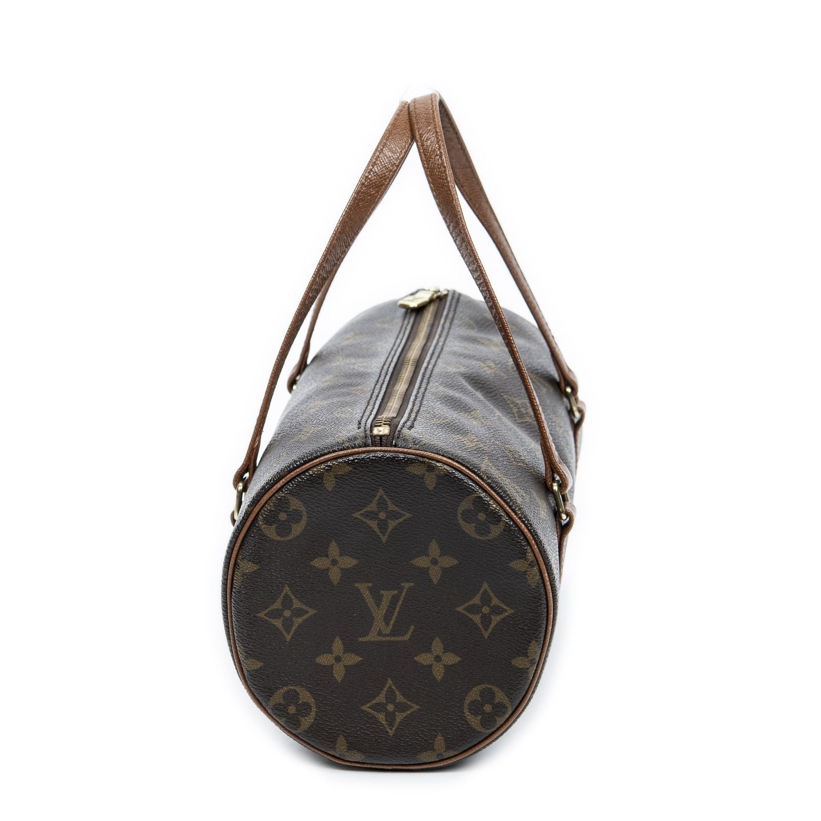 Louis Vuitton Papillon Brown Monogram Canvas Handbag — view 3