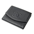 Chanel Timeless Bifold Wallet Black Caviar Leather