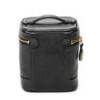Chanel Timeless Tall Vanity Case Black Caviar Leather — view 5