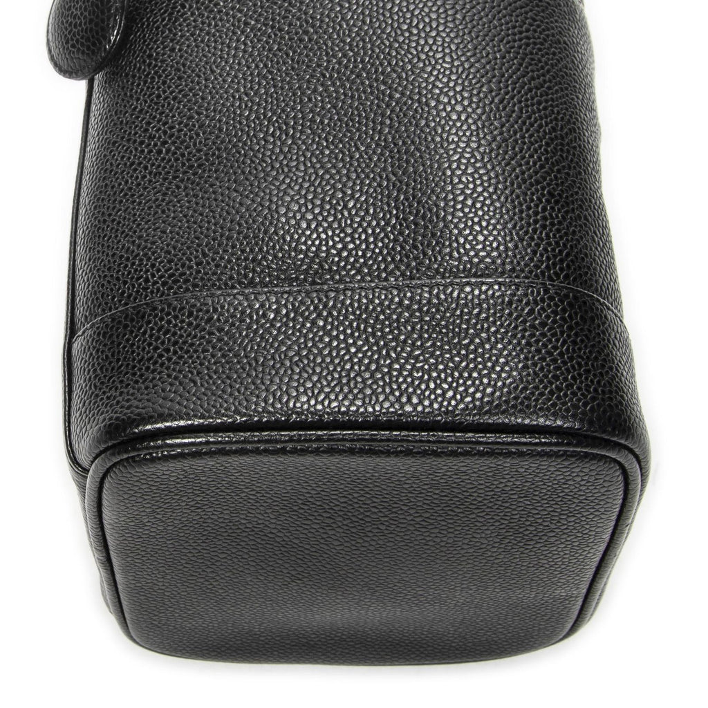 Chanel Timeless Tall Vanity Case Black Caviar Leather — view 7