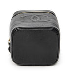 Chanel Timeless Tall Vanity Case Black Caviar Leather — view 6