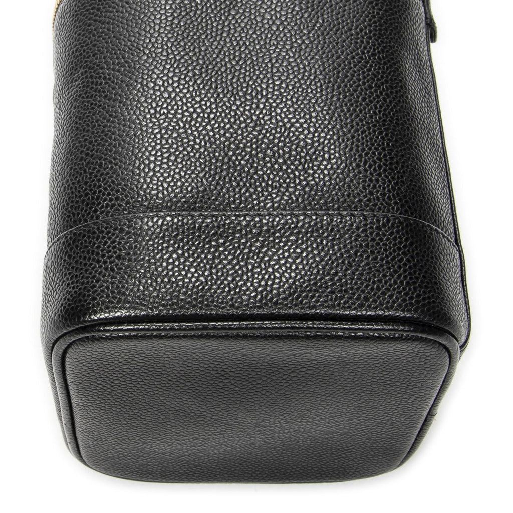 Chanel Timeless Tall Vanity Case Black Caviar Leather — view 8