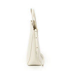 Celine Small Vertical Cover Tote White Gray Calfskin Leather — view 3