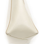 Celine Small Vertical Cover Tote White Gray Calfskin Leather — view 8