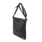 Gucci Abbey D Ring Crossbody Dark Brown GG Denim Canvas — view 2