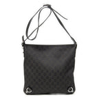 Gucci Abbey D Ring Crossbody Dark Brown GG Denim Canvas — view 5