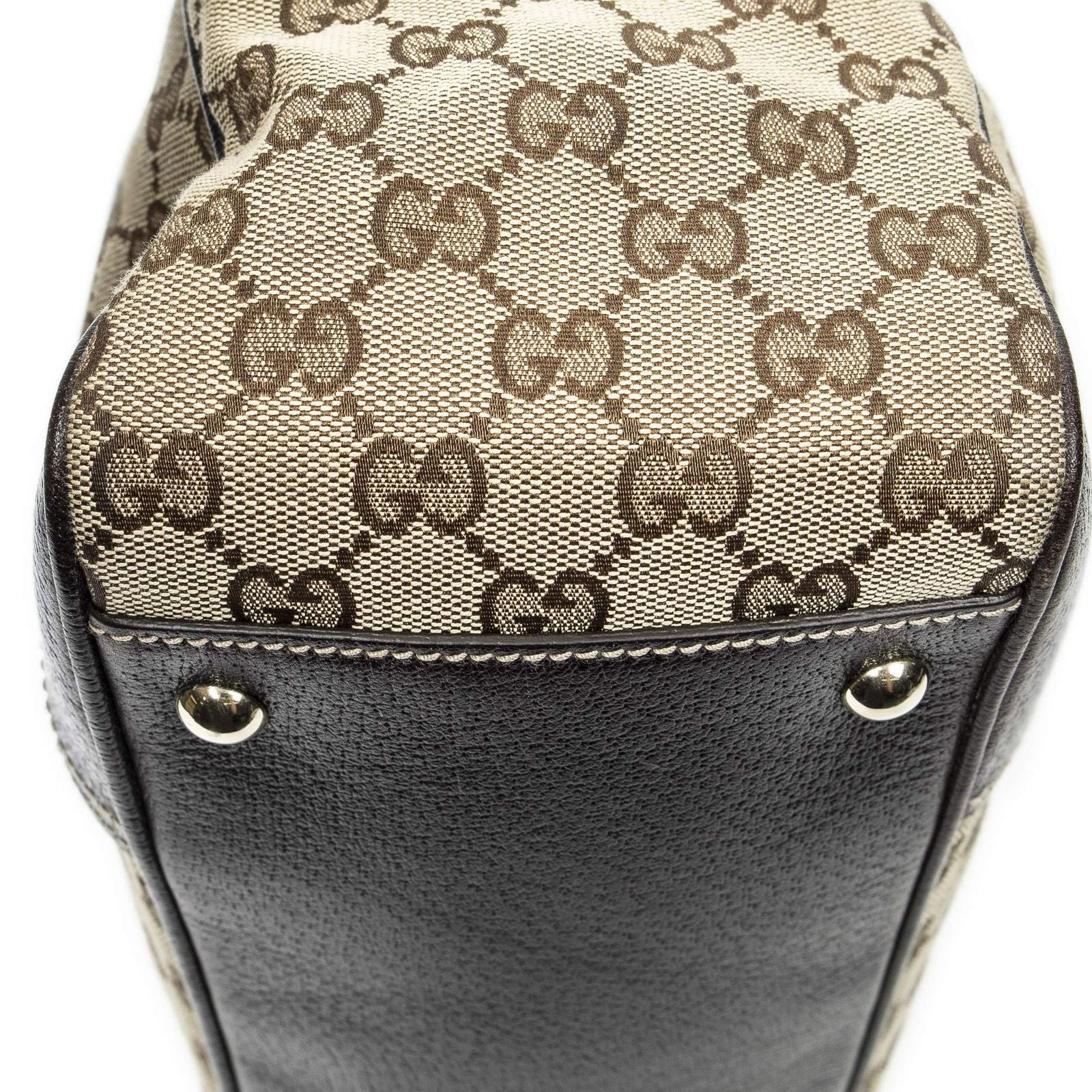 Gucci Princi Tote Brown Beige GG Canvas — view 7