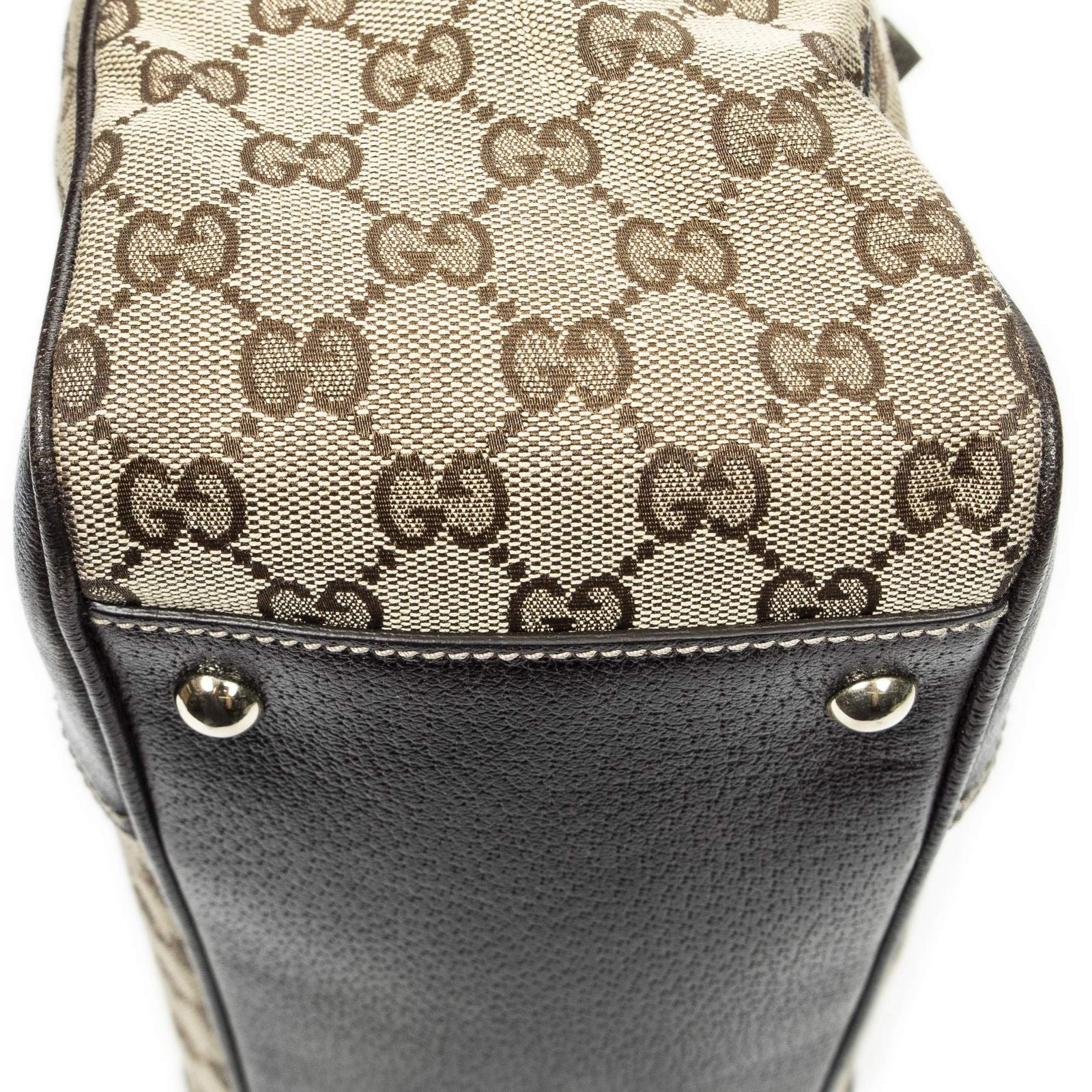 Gucci Princi Tote Brown Beige GG Canvas — view 8