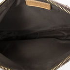 Dior Mini Saddle Pochette Brown Beige Trotter Pattern Canvas Pouch — view 9