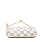 Louis Vuitton Mini Pochette Ivory Damier Azur — view 6