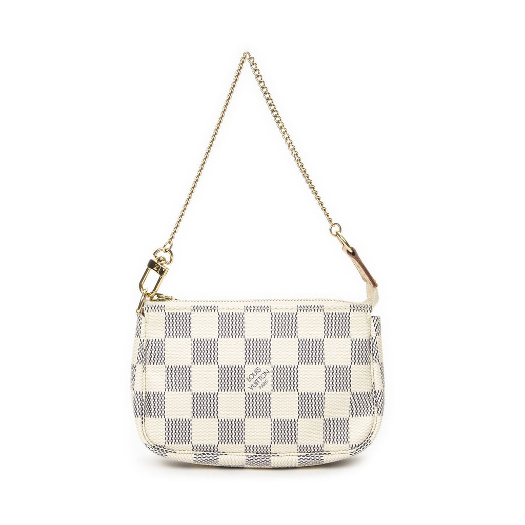 Louis Vuitton Mini Pochette Ivory Damier Azur