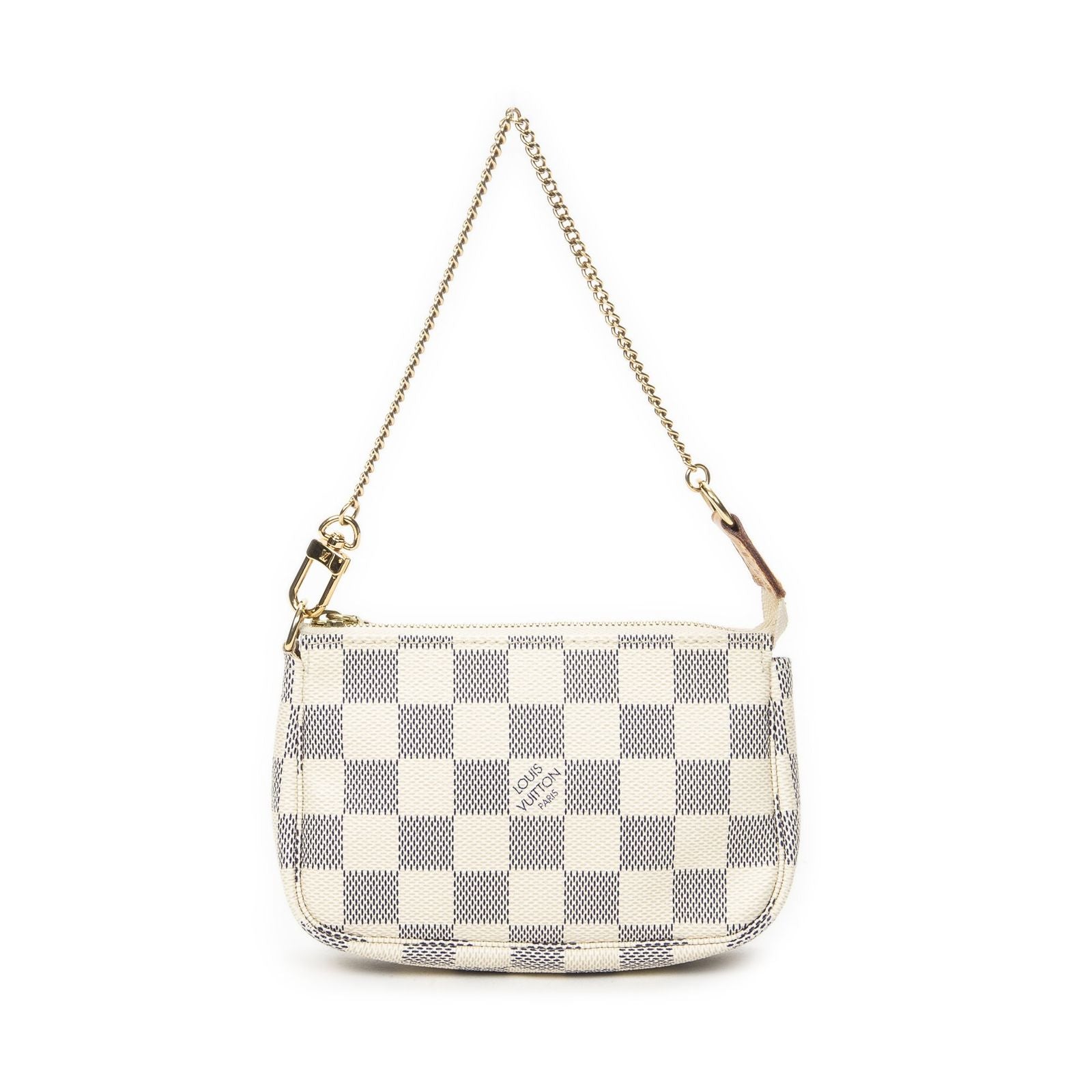 Louis Vuitton Mini Pochette Ivory Damier Azur