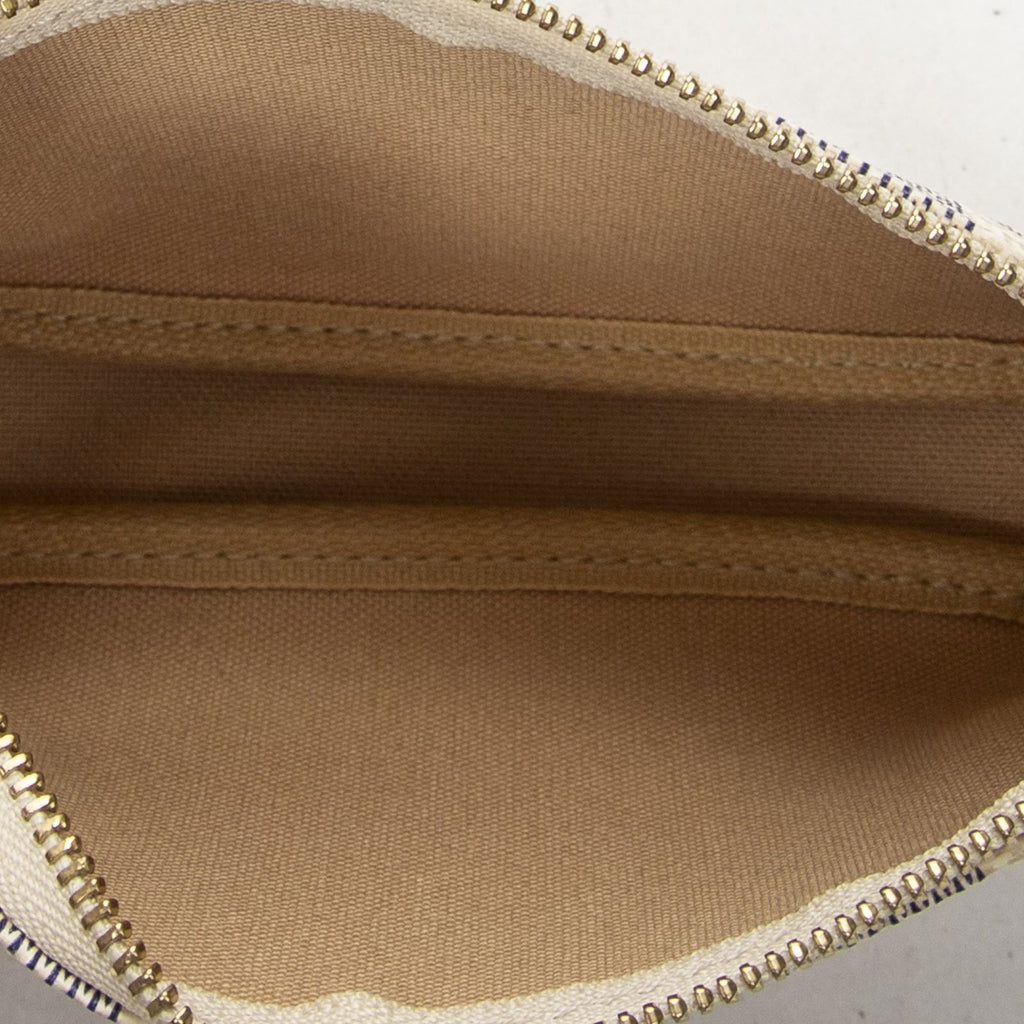 Louis Vuitton Mini Pochette Ivory Damier Azur — view 9
