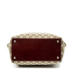 Gucci Eclipse Tote Maroon Beige GG Canvas — view 6