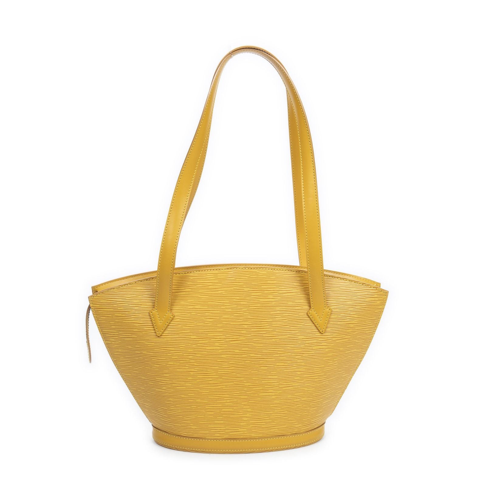 Louis Vuitton Saint Jacques Long Strap Yellow Epi Messenger — view 5
