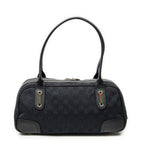 Gucci Web Principe Boston Black GG Canvas Messenger — view 5