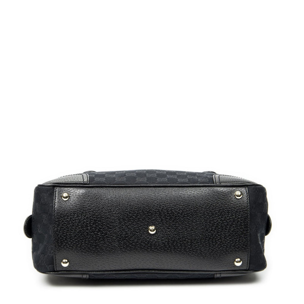 Gucci Web Principe Boston Black GG Canvas Messenger — view 6