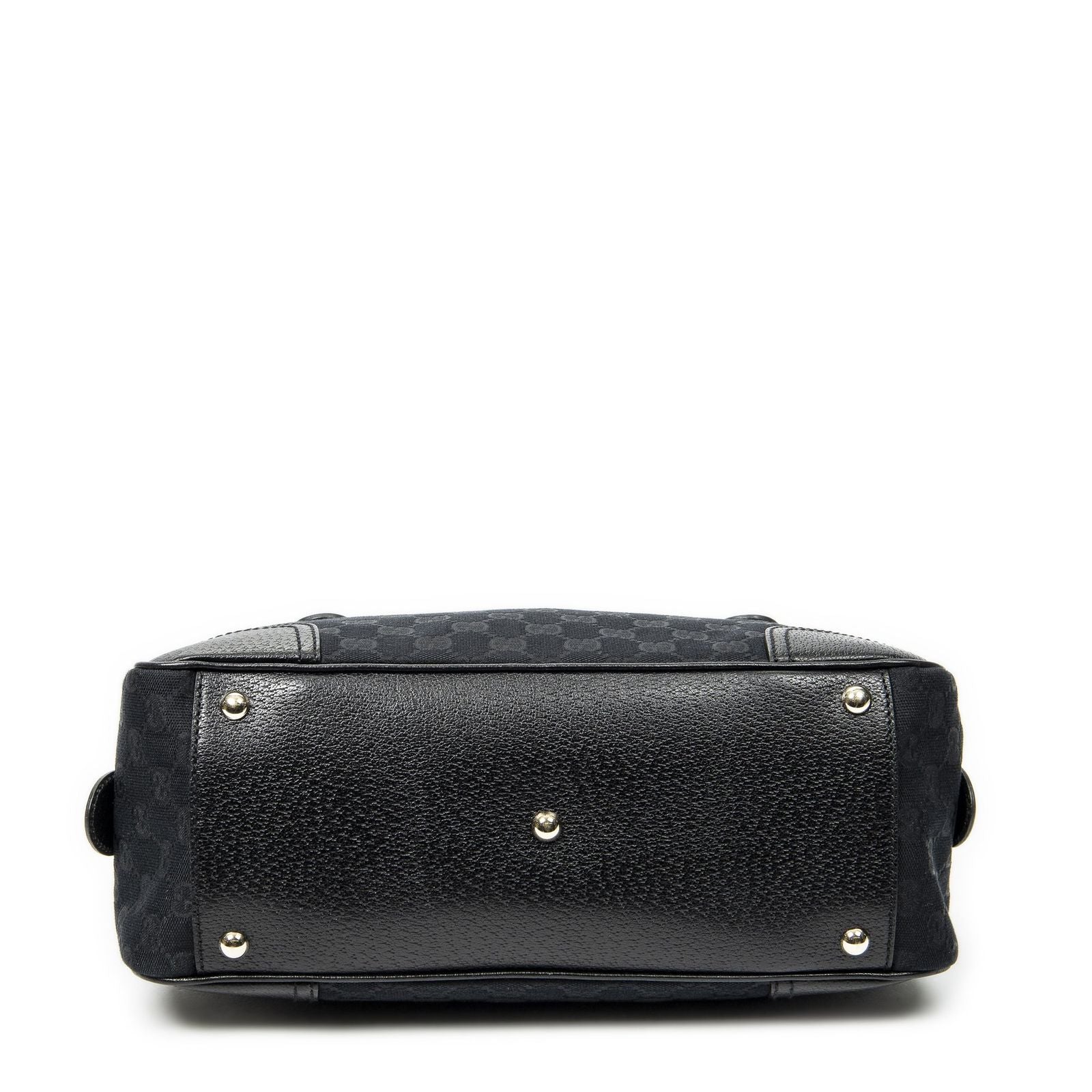 Gucci Web Principe Boston Black GG Canvas Messenger — view 6