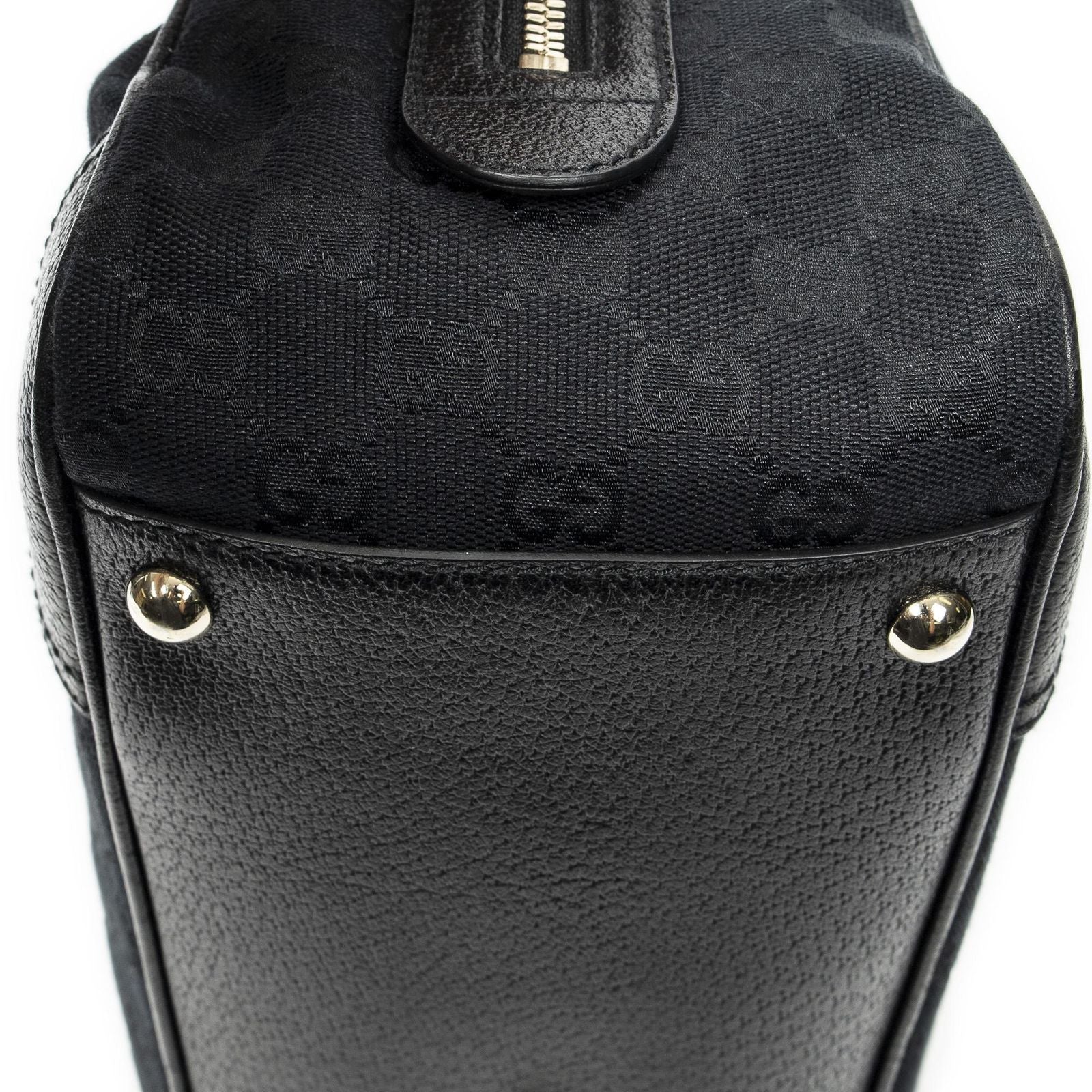 Gucci Web Principe Boston Black GG Canvas Messenger — view 8