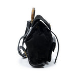 Gucci Minibumbu Backpack Black Suede Leather — view 4
