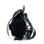 Gucci Minibumbu Backpack Black Suede Leather — view 3
