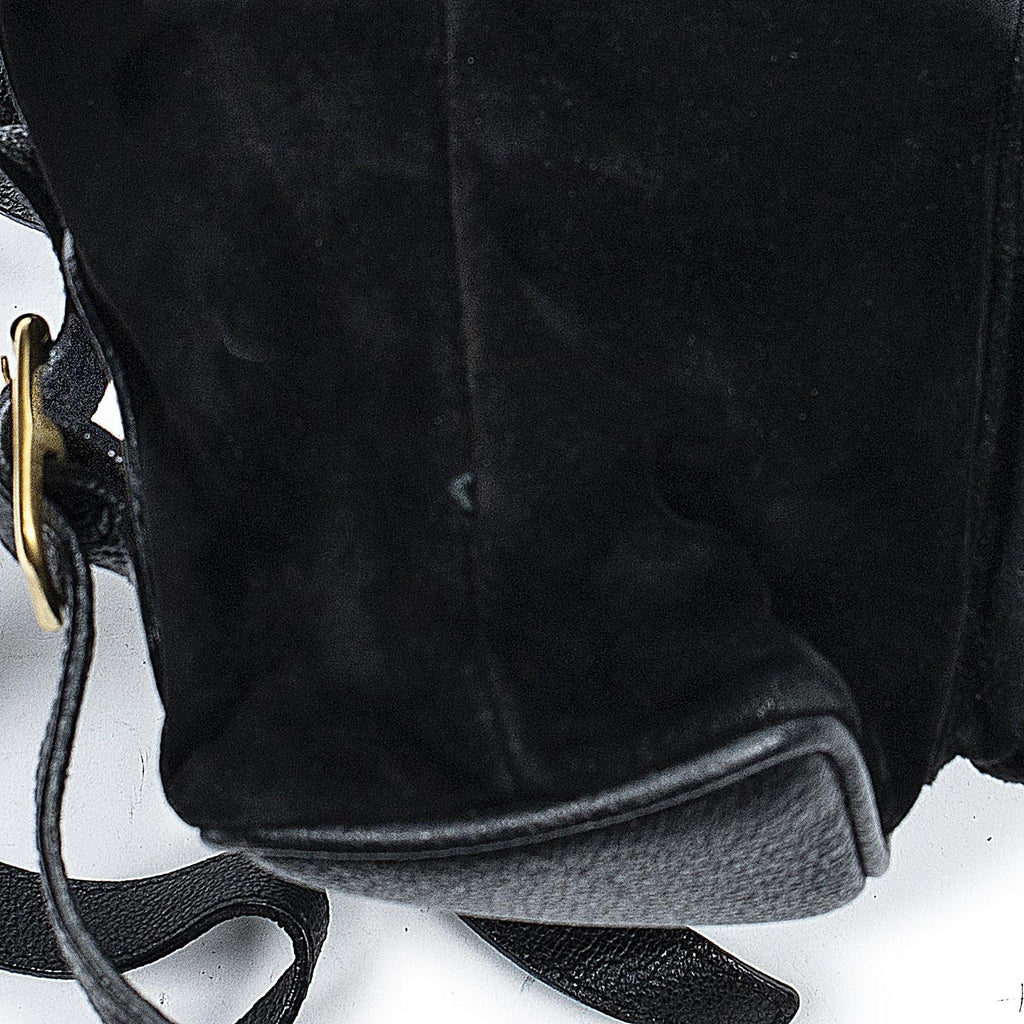 Gucci Minibumbu Backpack Black Suede Leather — view 7